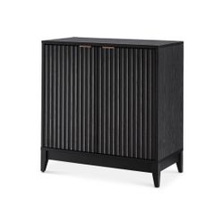mopio Brooklyn Storage Cabinet, Modern Farmhouse Entryway Accent Case, Buffet Sideboard, Console Table, Credenza, Wood Modular Organizer with Doors & 