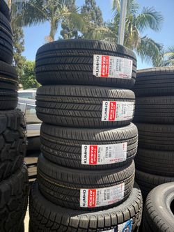 205/55/16 Kumho #4 new tires installation and balance 50,000 miles warranty