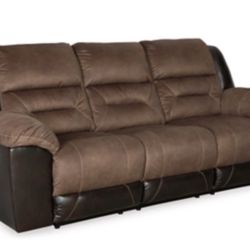 Reclining Microfiber Couch 