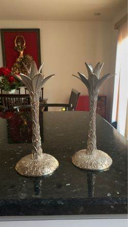 Authentic Silver ANTIQUE CANDLE HOLDERS