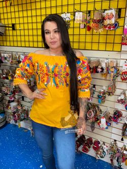 Blusas Bordadas     Small Hasta 3 Xl 