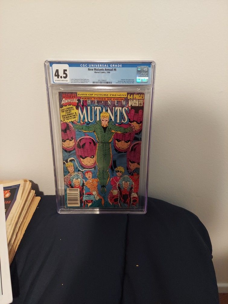 New Mutants Annual #6 GRADED 4.5