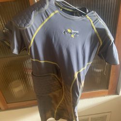 Riddell Adult Large Padded Compression Shirt