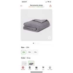 New Sherpa Weighted Blanket 