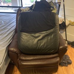 Leather Ottoman