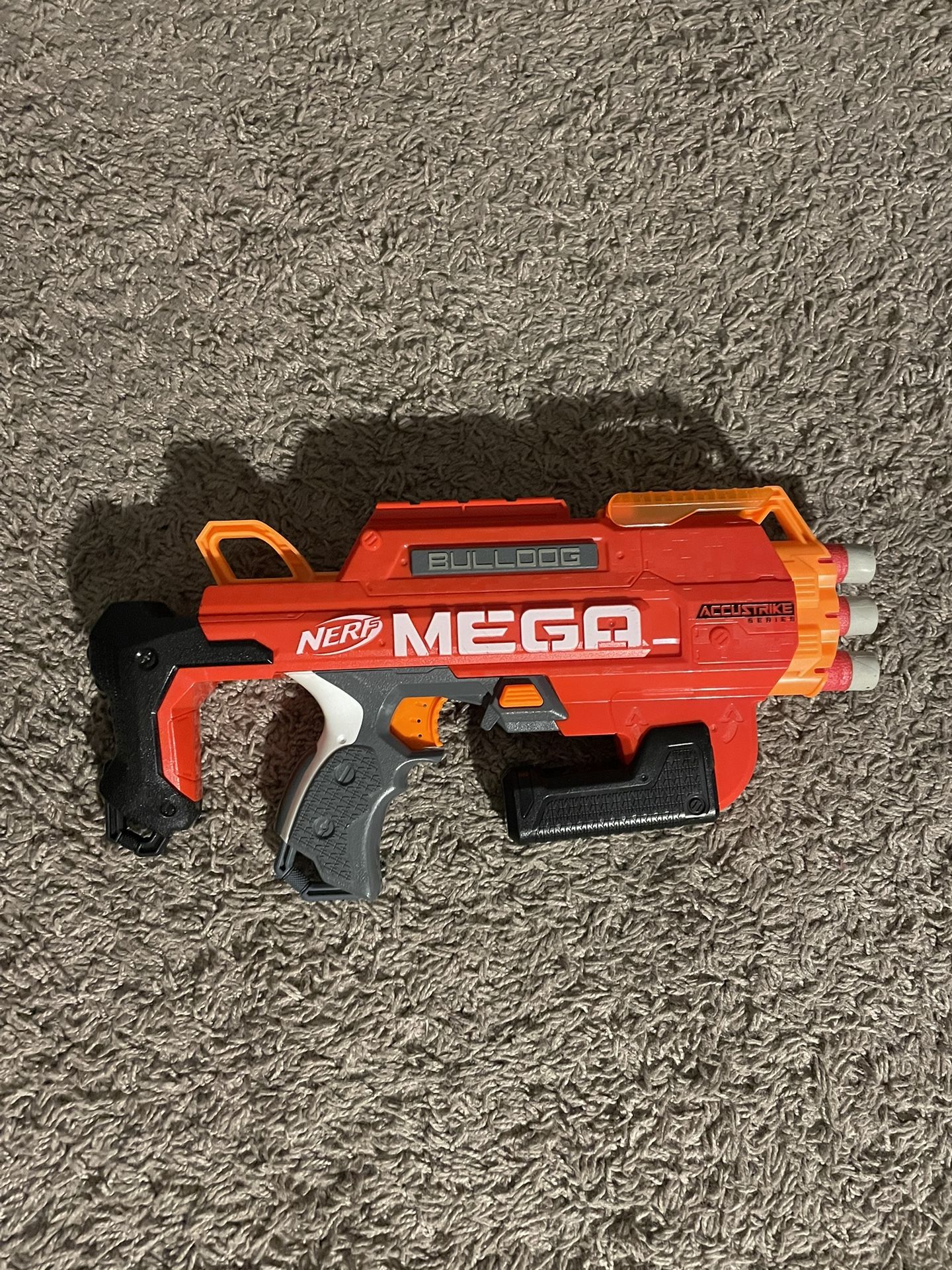 Nerf Mega Bulldog red nerf gun
