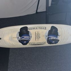 Wakeboard and rope in bag