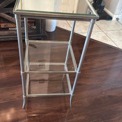 Glass Square Table 3 - Teir