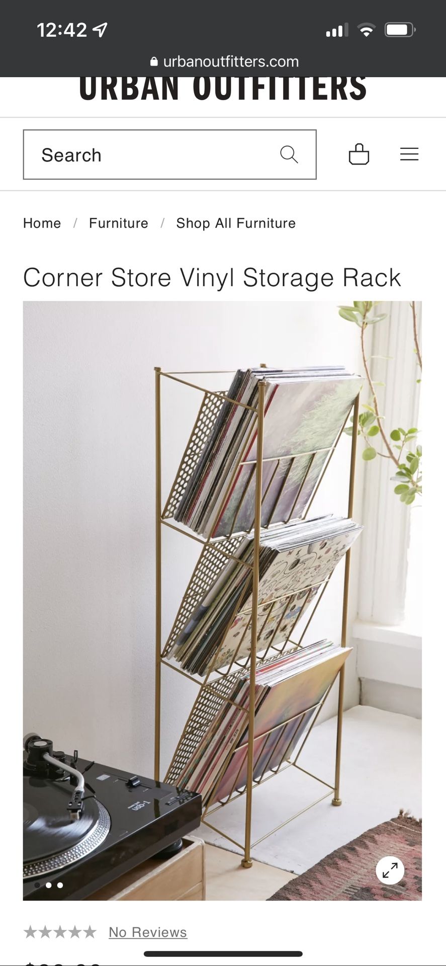 Vinyl Storage Rack 