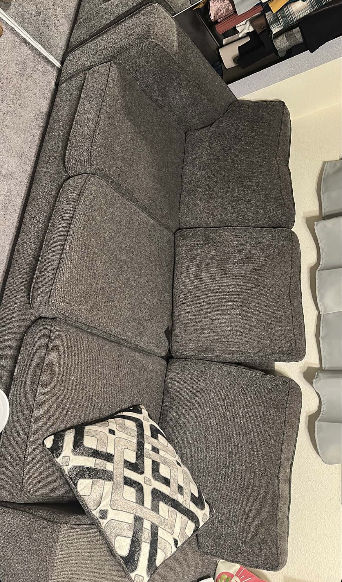 Grey couch For Sale! 