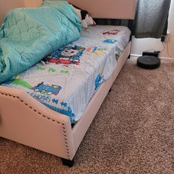 Upholstered Bed With Mattress