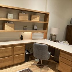 Home office/desk With File Cabinets