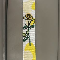 Yellow rose bracelet