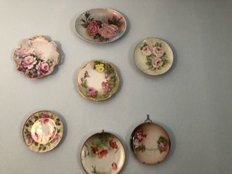 Collectible antiques plates .