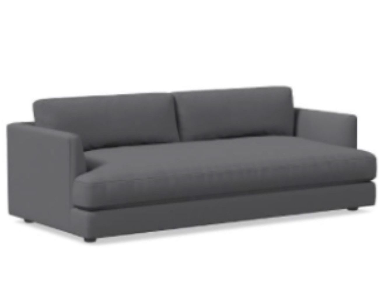 West Elm Haven Sleeper Sofa - Performance Canvas Pewter