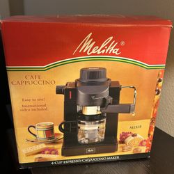 4-Cup Espresso/Cappuccino Maker