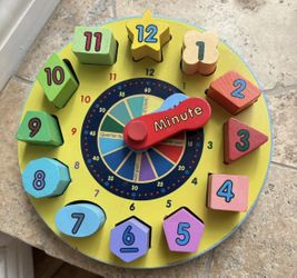 Montessori Wooden Educational Clock