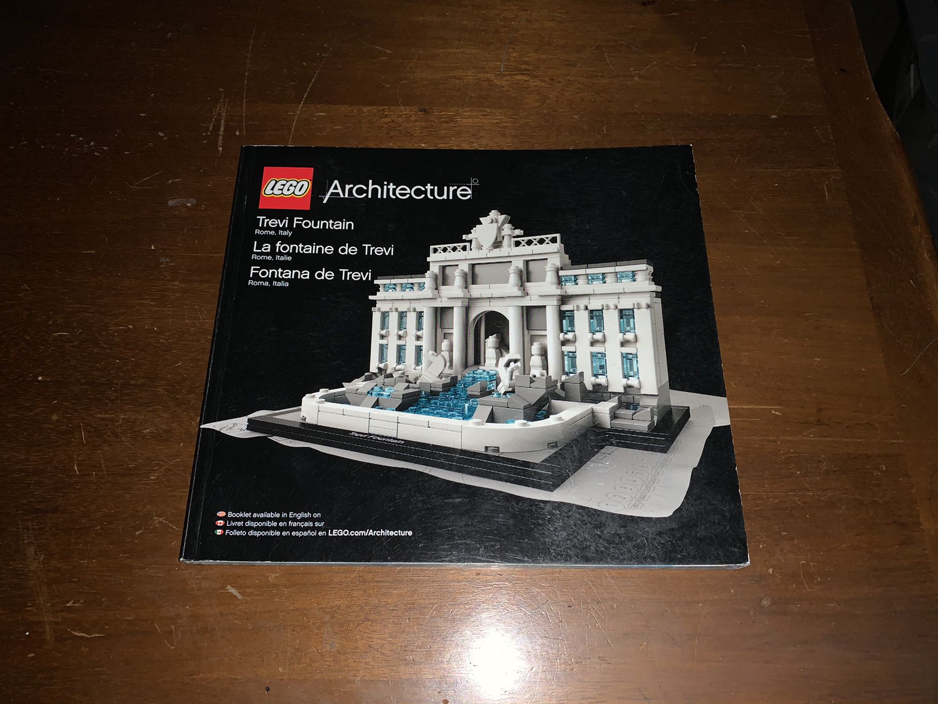 LEGO 21020 Architecture Trevi Fountain Instructions Manual ONLY NO Bricks