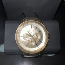 Gold Men’s Armani Exchange Watch 