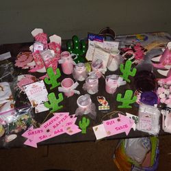 COWGIRL BABY SHOWER KIT 254 PIECES