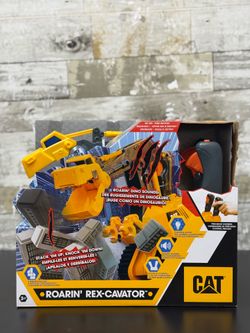 CAT Light & Sound Roaring Rex-Cavator Battery Operated Toy Excavator $19.99