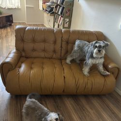 1970’s Mustard Yellow loveseat