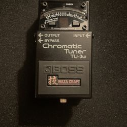 Boss TU-3w Chromatic Tuner Waze Craft Version 