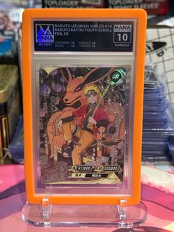 Naruto Uzumaki NR-CR-010 Kayou Youth Scroll Foil CR Card MANA 10