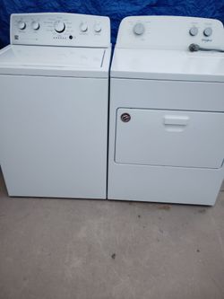 Kenmore washer & whirlpool dryer