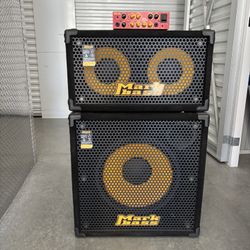 Mark Bass Speaker Cabinets and Amp Head 
