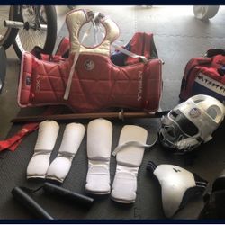 Taekwondo duffle Bag And Equipment
