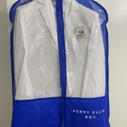 Perry Ellis Big Boy 5 Piece Shirt Tie Jacket Vest And Pants . Perry Ellis 5 Piesas Camisa Corbata Saco Chaleco Y Pantalones.