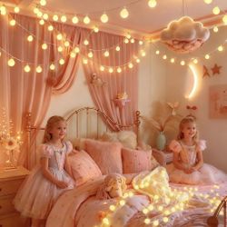 200 LED Globe Plug in Fairy Lights 66FT