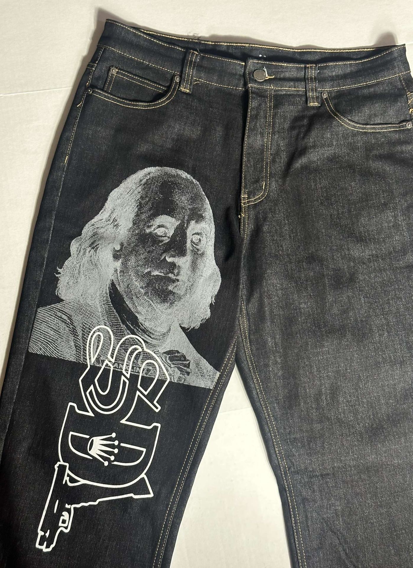 SDL Jeans Size 36 Sky’s Da Limit Black Denim Grey Benjamin