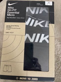 Nike Dri-FIT Essential Micro Boys Boxer Briefs 3-Pack