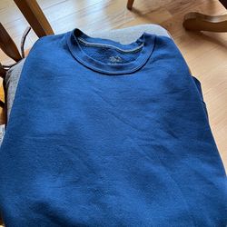 Men’s XL Crew sweatshirt/ Blue