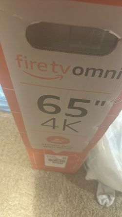 Amazon firetv Omni 65” 4k tv