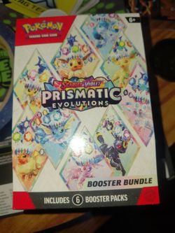 2 prismatic evolutions booster bundles new Sealed tcg