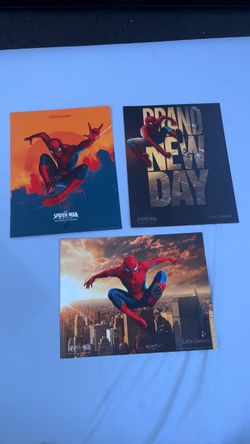 SET OF 3 Posters Spider-Man Brand New Day Little Caesars 8.5x11 Collectable