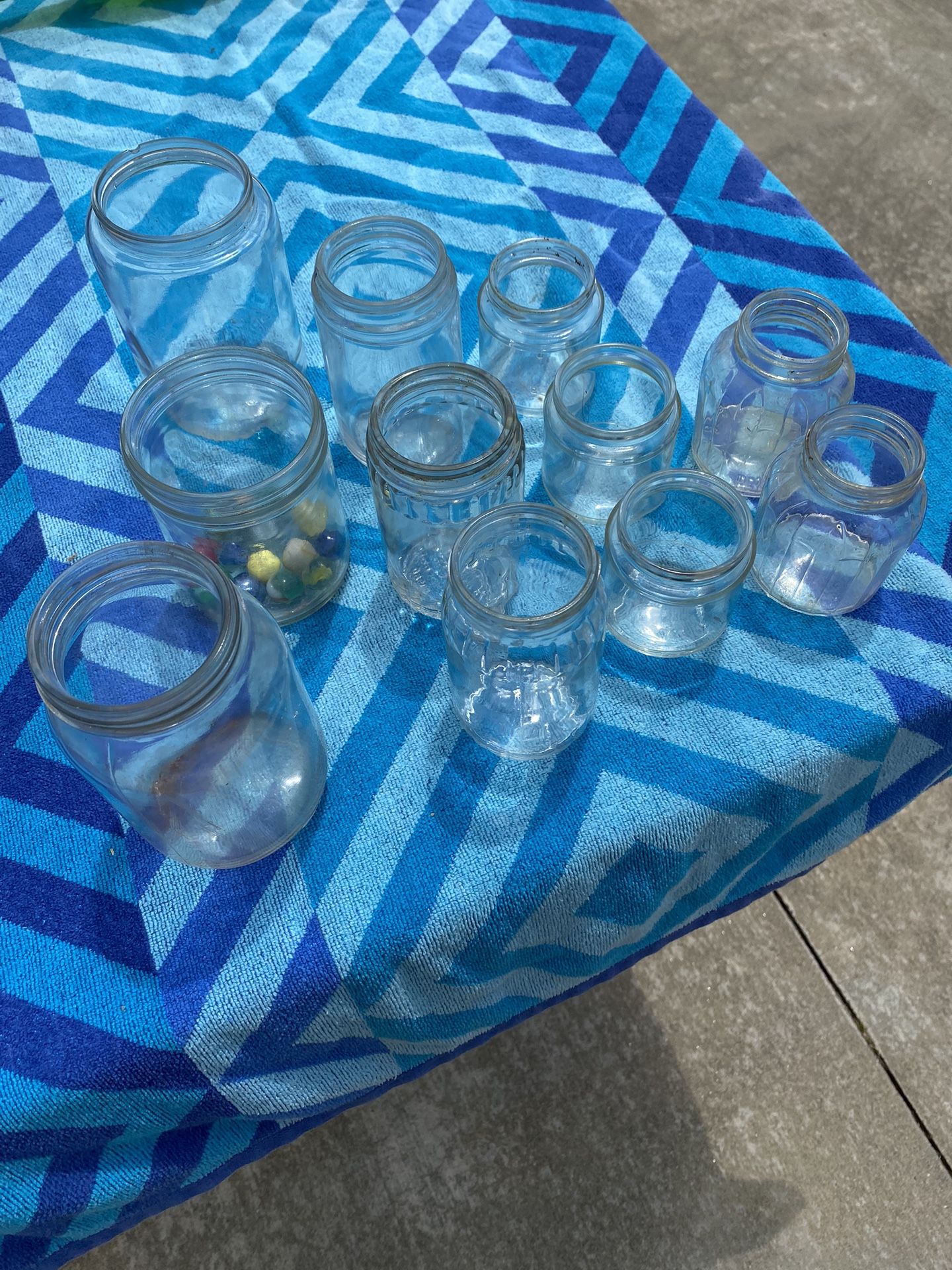 Antique Glass Jars