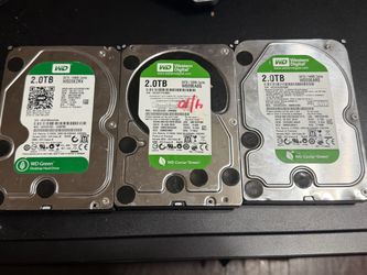 WD Green 2TB 3.5" SATA Hard Drives