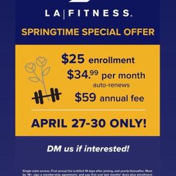 LA Fitness Multi Club Membership