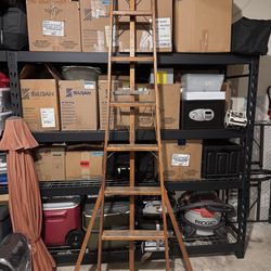 Antique 7ft Orchard Ladder