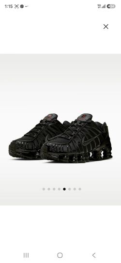 Nike Shox TL men's Black Sneakers size 10