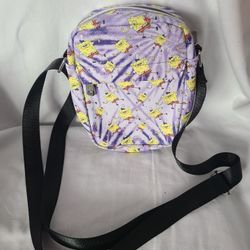 SpongeBob Dancing Pose Scattered Tie Dye Purpl