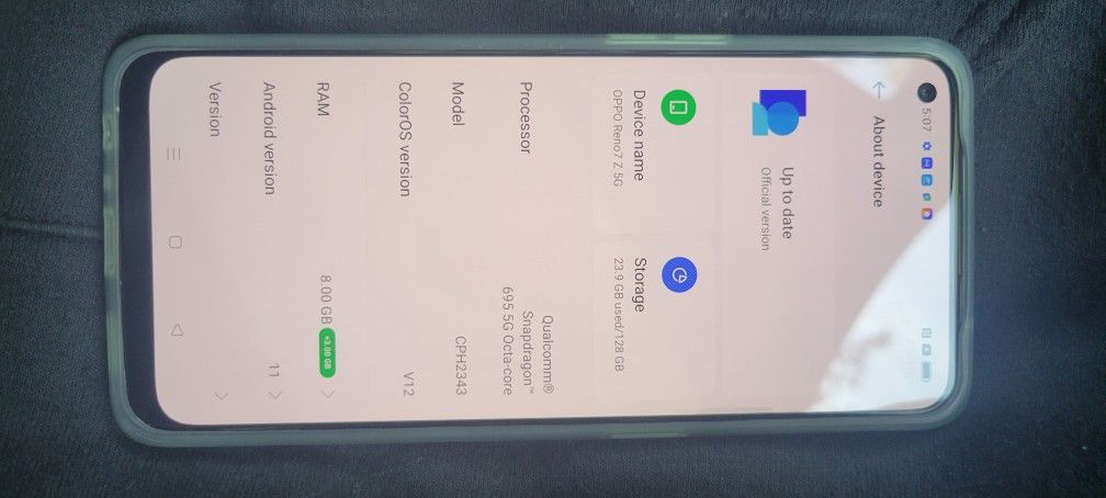 Oppo Reno 7z 5g