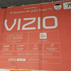 75" VIZIO QUANTUM 4K QLED SMART TV 