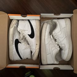 Air force 1’s and Blazers
