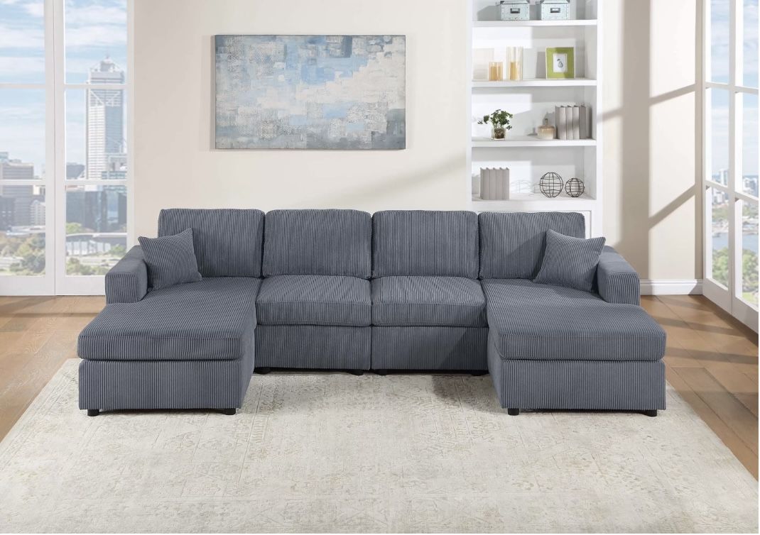 Corduroy Sectional Sofa
