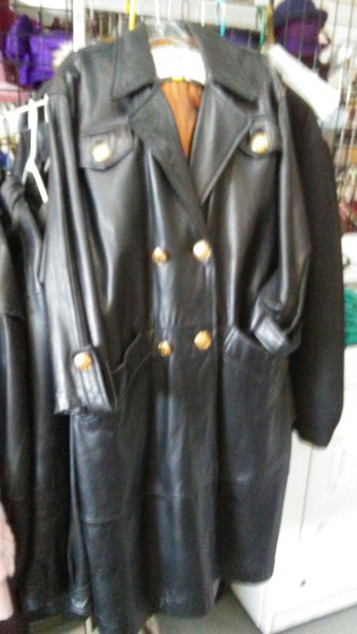 Retro leather jacket